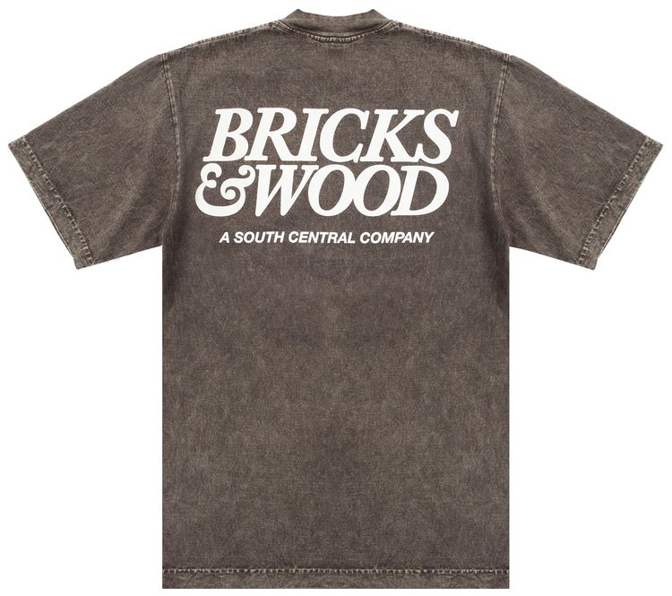 Bricks  Wood A South Central Logo Tee Washed Cocoa