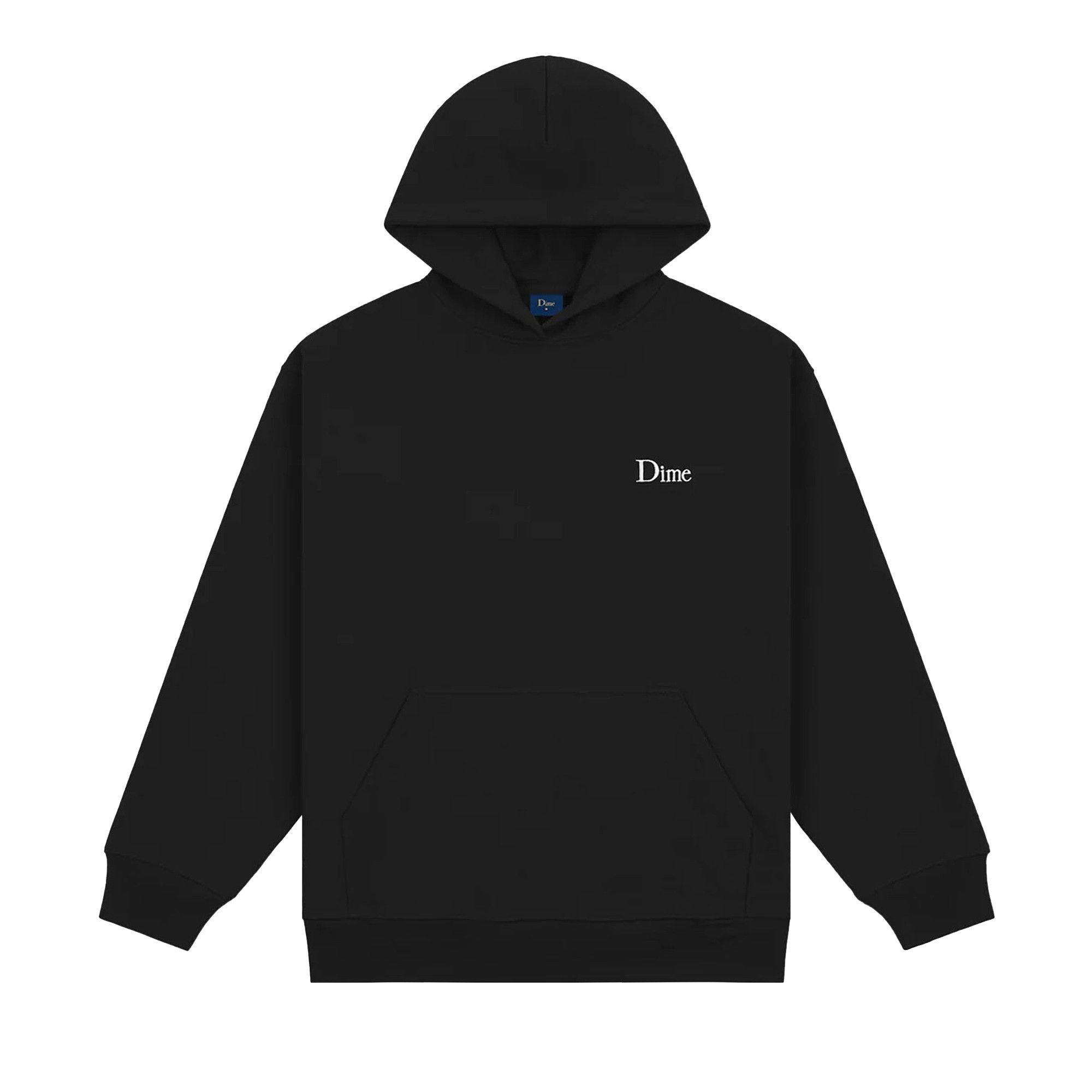 すぐにお届け♪ Dime シンプル ロゴ フーディー Buy Dime Classic Small Logo Hoodie 'Black' - DIMEHO2441BLK