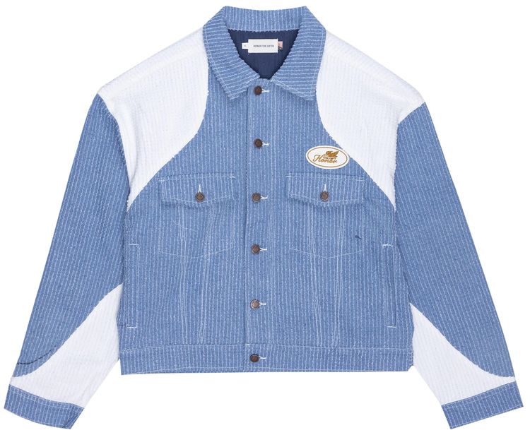 Honor The Gift Panel Trucker Jacket Indigo