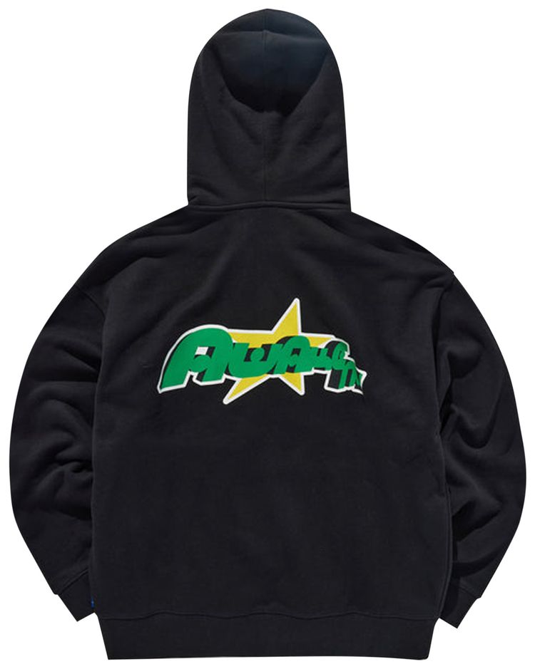 Awake NY Star A Zip Up Hoodie Black
