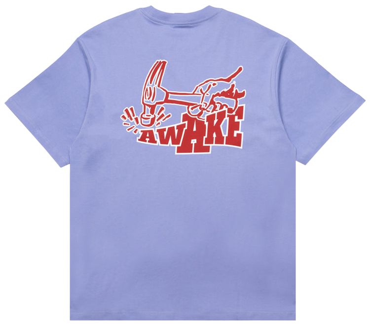 Awake NY Hammer Short Sleeve Tee Periwinkle