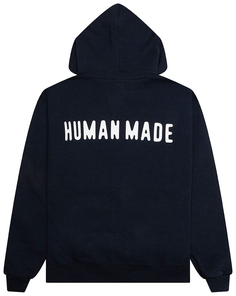 Human Made Classic Zip Up Hoodie Navy