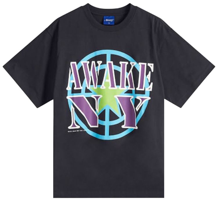 Awake NY Crosshair Short Sleeve Tee Black