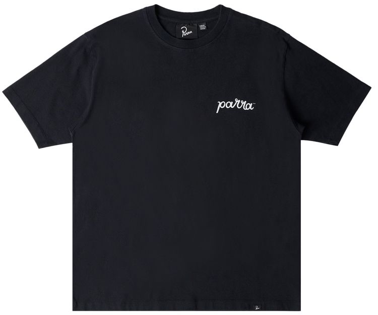 Parra The Blob T Shirt Washed Black