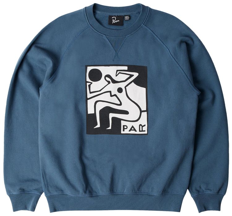 Parra Ball Sports Crewneck Sweatshirt Dark Blue