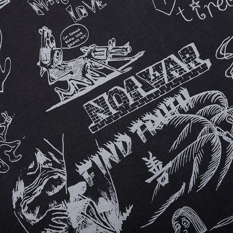 Jungles Scribbles Tee Black