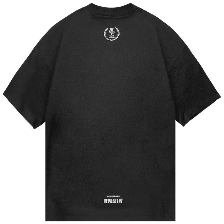 Represent Clo World Championship T Shirt Stained Black