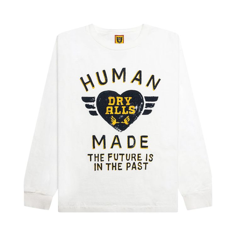 Human Made Graphic Long Sleeve T Shirt White