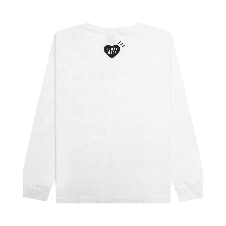 Human Made Graphic Long Sleeve T Shirt White