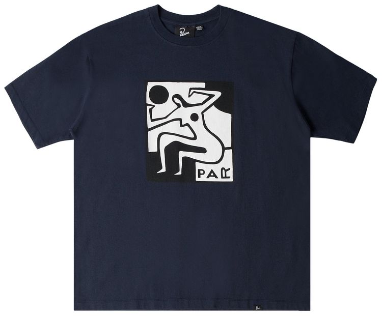 Parra Ball Sports T Shirt Navy Blue