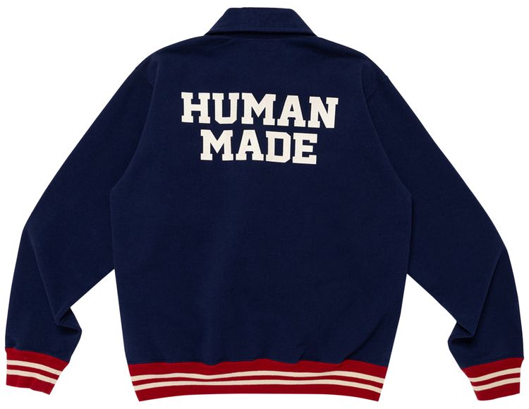 Human Made Half Zip Sweatshirt Navy