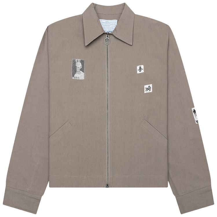 Jungles 1969 Patches Trucker Jacket Khaki