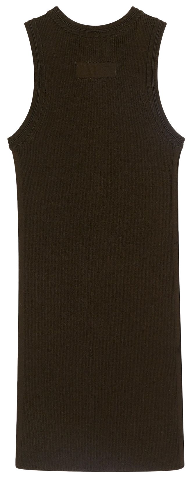Phoebe Philo Ribbed Tank Top Dark Khaki