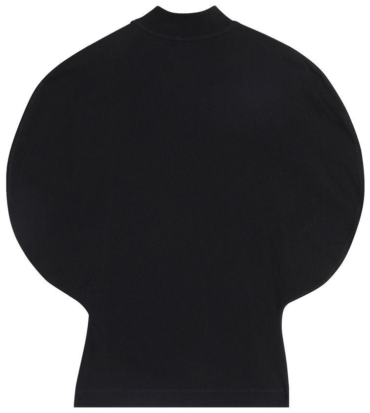 Phoebe Philo Circular Jersey Top Black