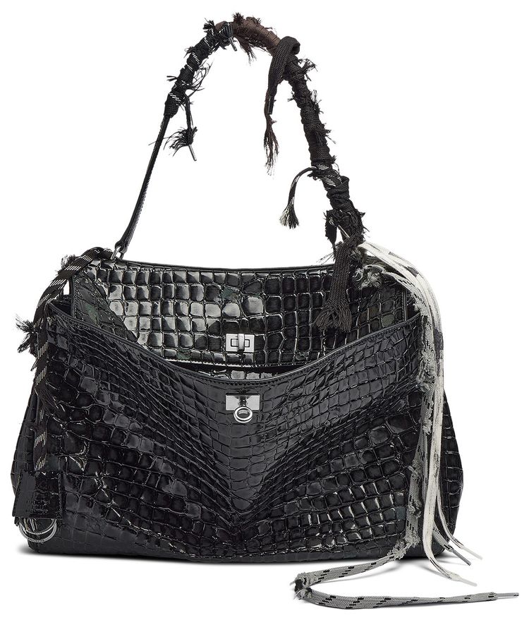 Balenciaga Rodeo Large Handbag Black