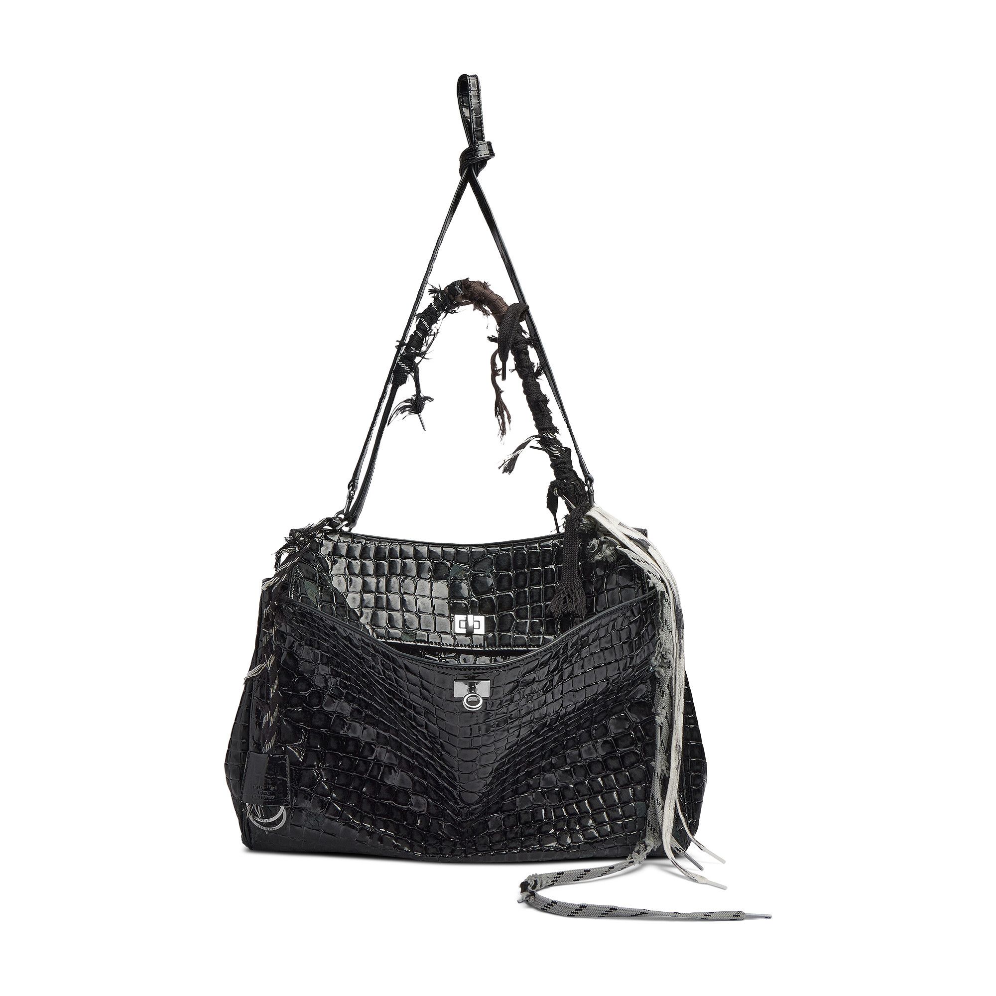 Buy Balenciaga Rodeo Large Handbag 'Black' - 789744 2ABK6 1000 | GOAT