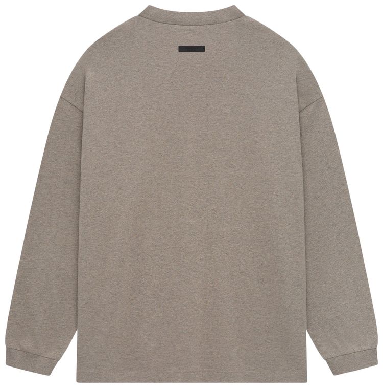 Fear of God Essentials Heavy Long Sleeve Tee Heather Grey