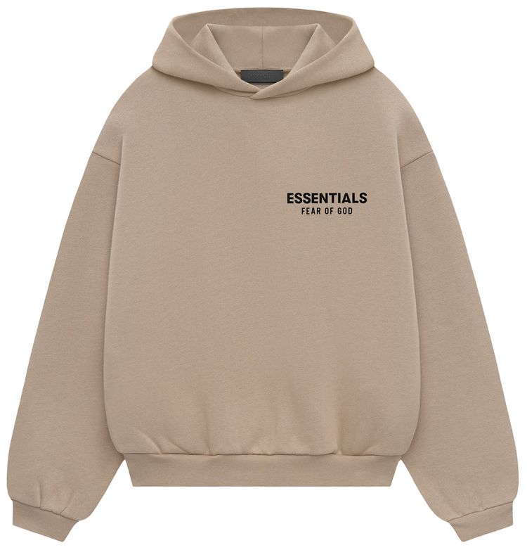 Fear of God Essentials Kids Fleece Hoodie Desert Sand