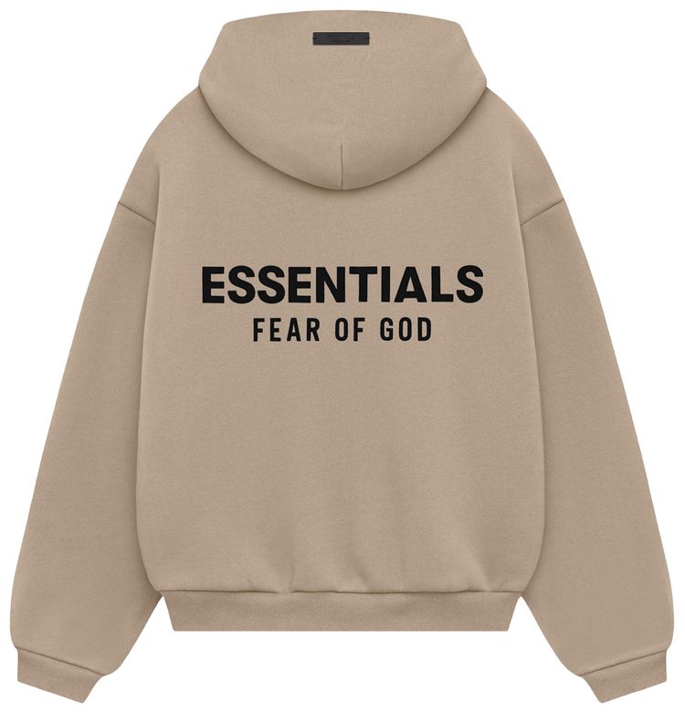 Fear of God Essentials Kids Fleece Hoodie Desert Sand