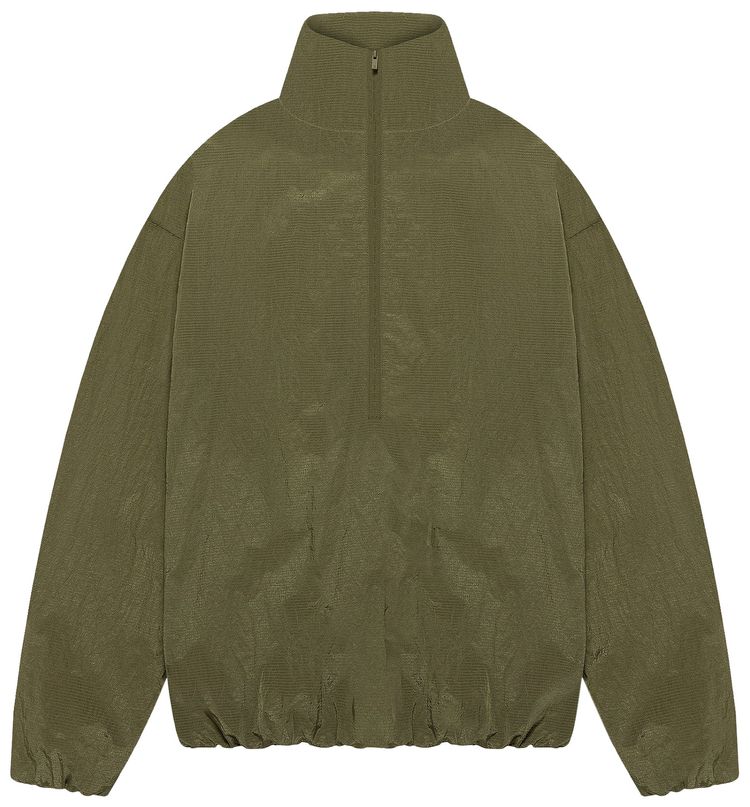 Fear of God Essentials Ripstop Halfzip Pullover Military