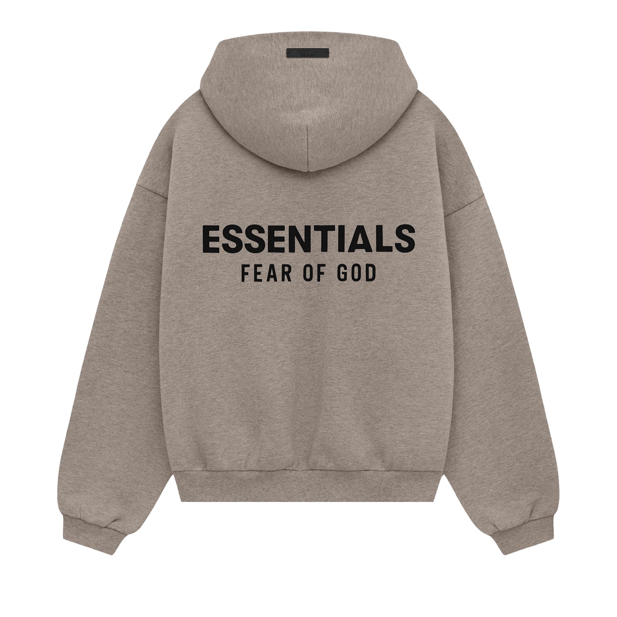 Buy Fear of God Essentials Kids Fleece Hoodie 'Heather Grey