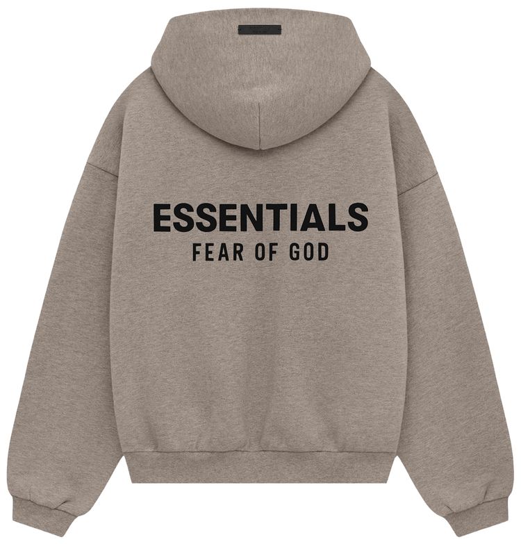 Fear of God Essentials Kids Fleece Hoodie Heather Grey