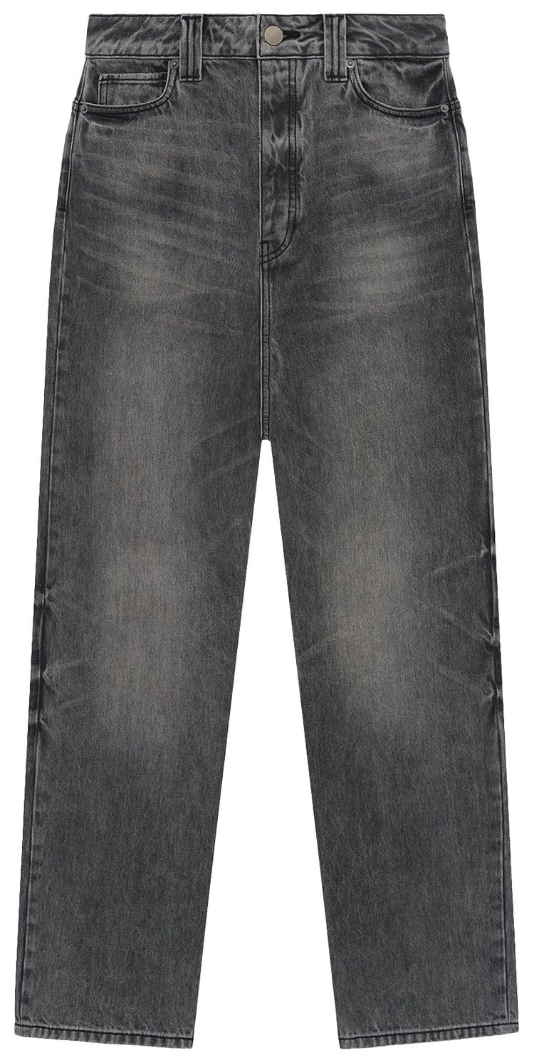 Fear of God Essentials Straight Leg Denim Jeans Vintage Black