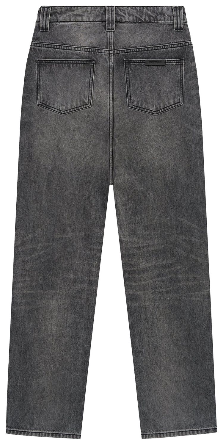 Fear of God Essentials Straight Leg Denim Jeans Vintage Black