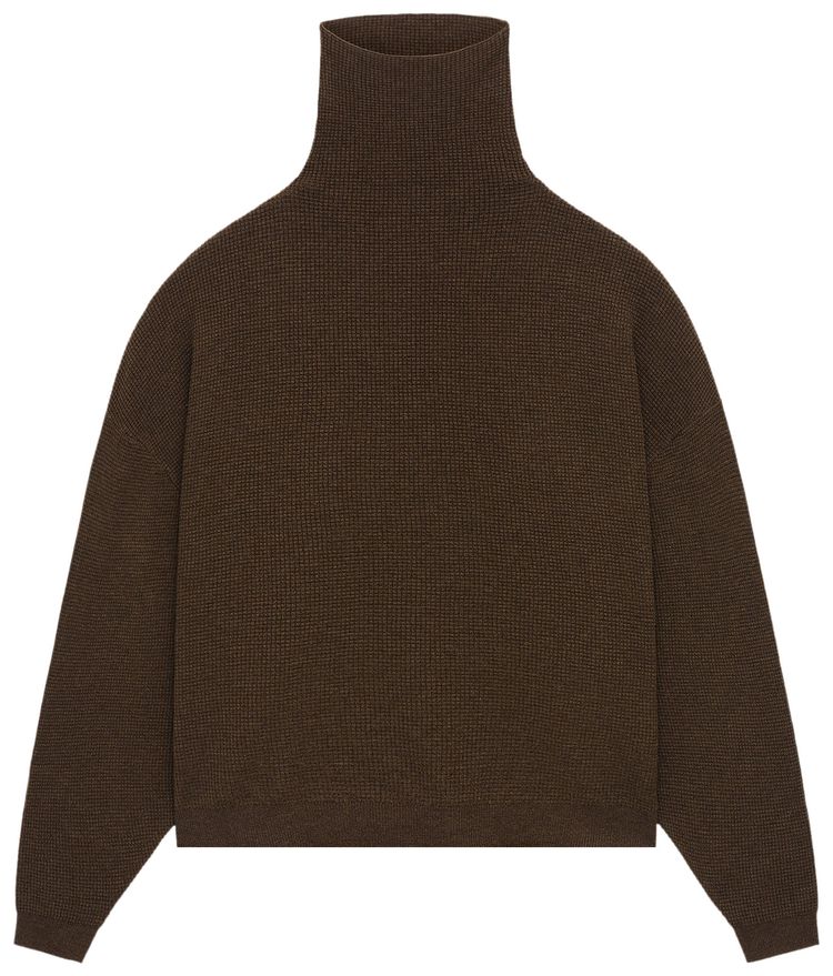 Fear of God Essentials Waffle Turtleneck Brown