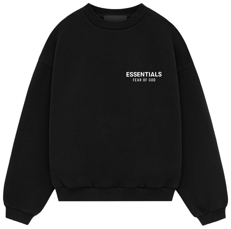 Fear of God Essentials Kids Fleece Crewneck Black