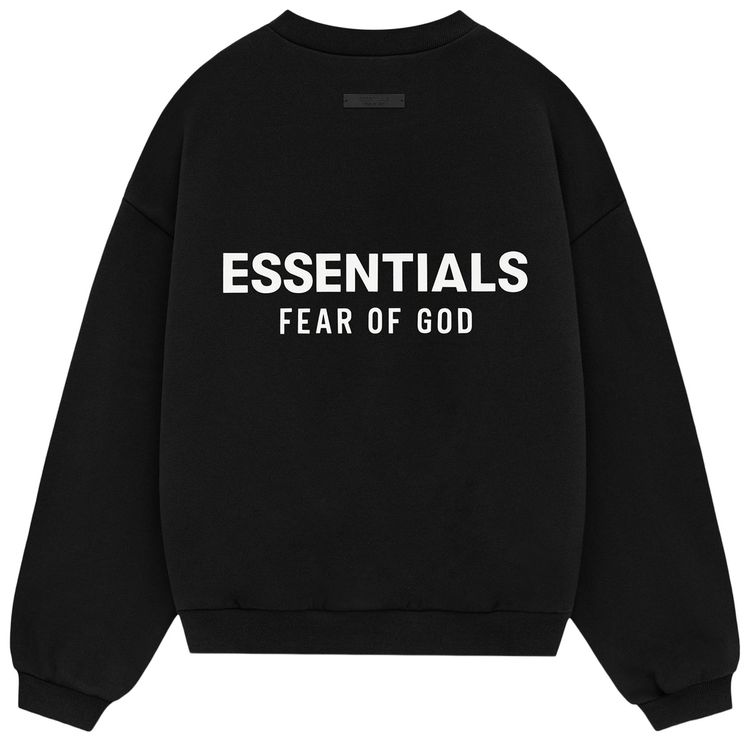 Fear of God Essentials Kids Fleece Crewneck Black