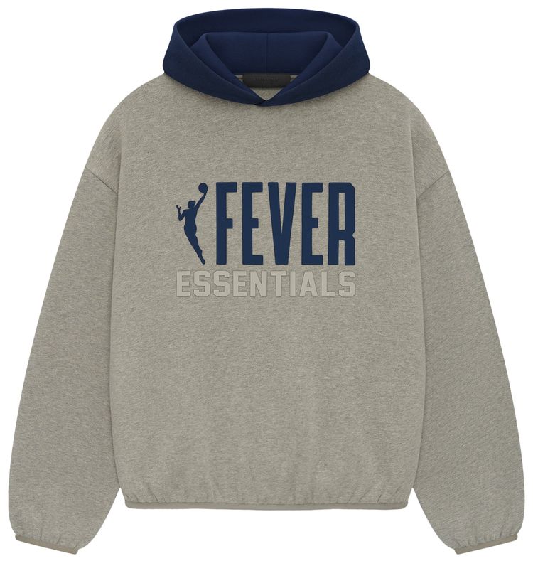 Fear of God Essentials Fever Hoodie Light Heather Grey