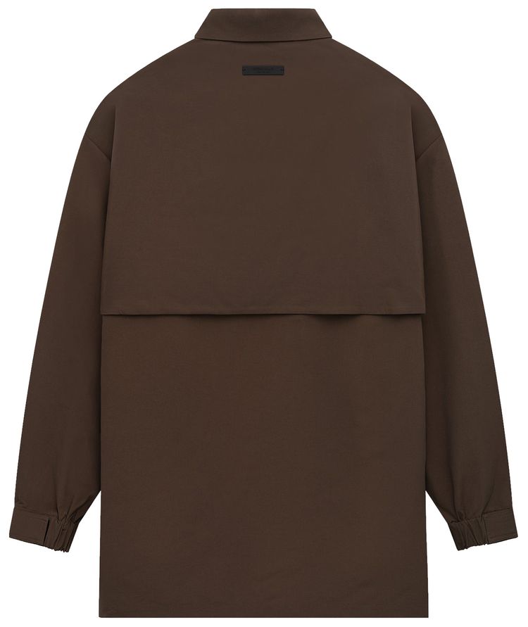Fear of God Essentials Military Nylon Overshirt Brown