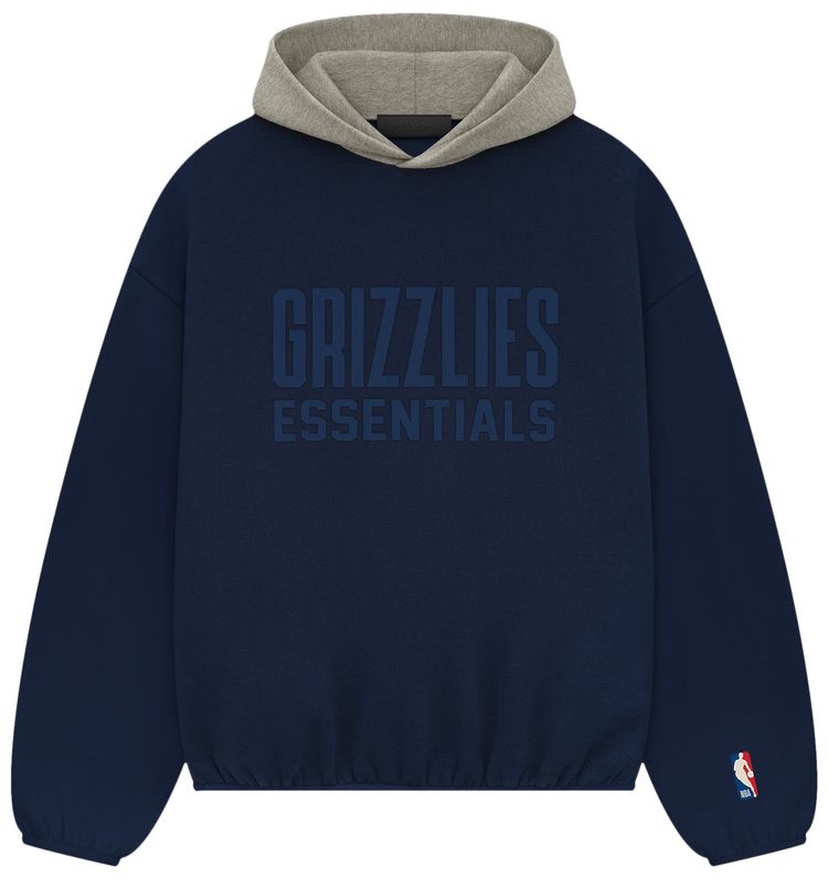 Fear of God Essentials Grizzlies Hoodie Navy