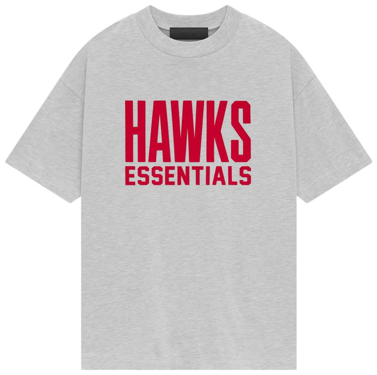 Fear of God Essentials Hawks Tee Light Heather Grey