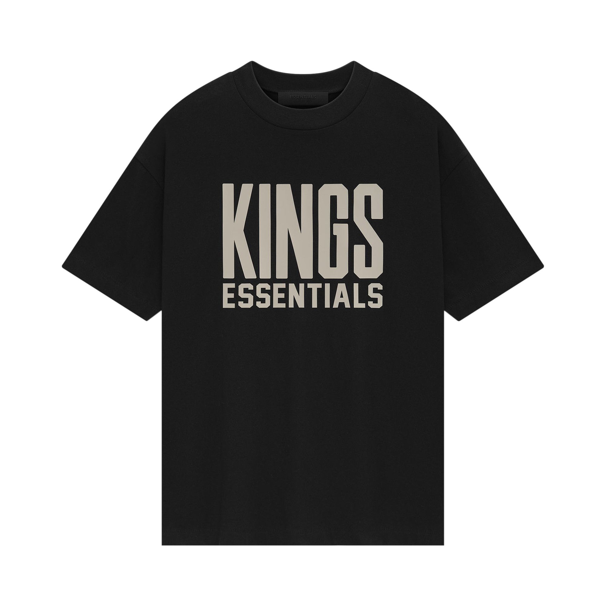 Buy Fear of God Essentials Kings Tee 'Black' - 125AL244108F | GOAT