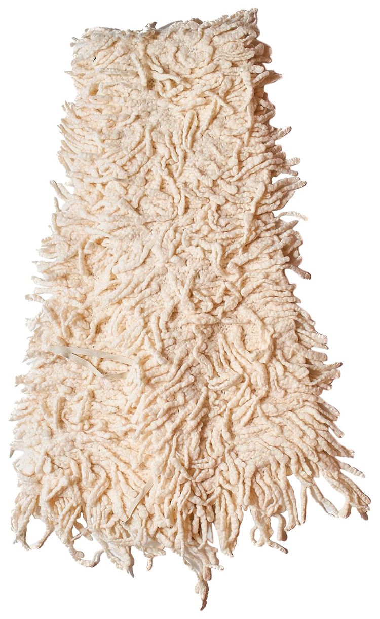 Ann Demeulemeester Sanra Fringed Stole 30X200 cm Beige