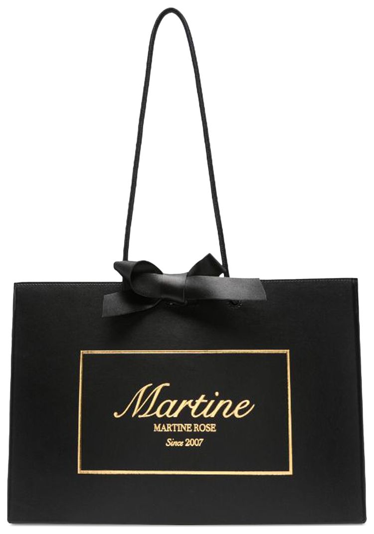 Martine Rose Large Shopper Black