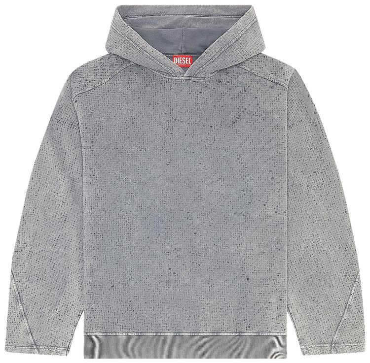 Diesel S Macorn Hood Sweatshirt Blue