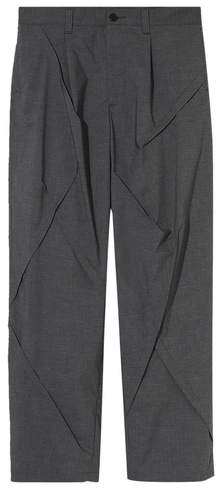 Undercover Pleat Detail Pants Grey
