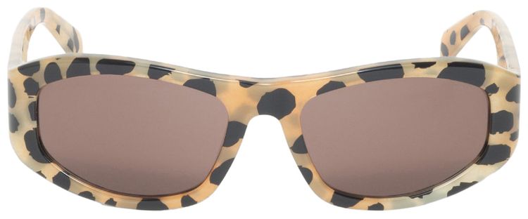 Stussy Landon Sunglasses CheetahDark Brown Lens