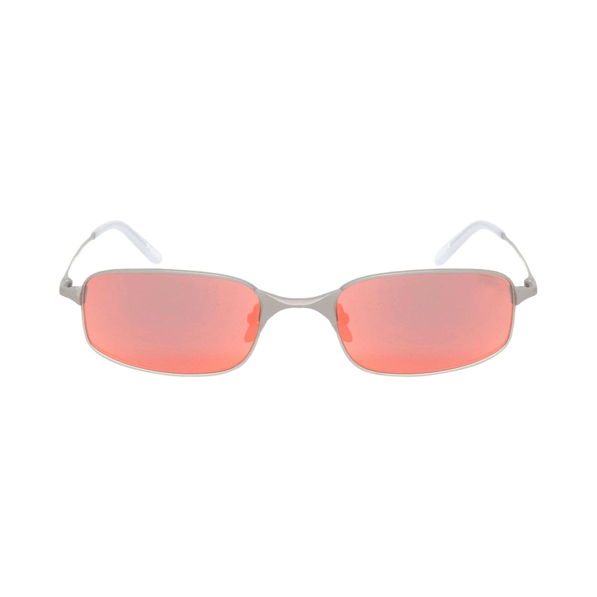 Buy Stussy Simon Sunglasses 'Matte Silver/Sunflare Mirror
