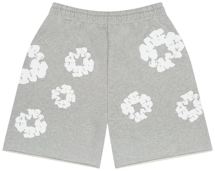 Denim Tears  The Cotton Wreath Shorts Grey Grey