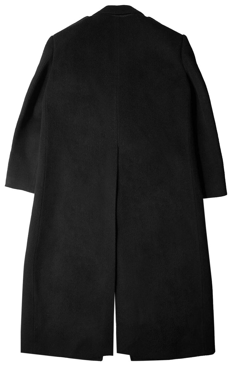 Ann Demeulemeester Svante High Comfort Pick Lapel Tailored Coat Black