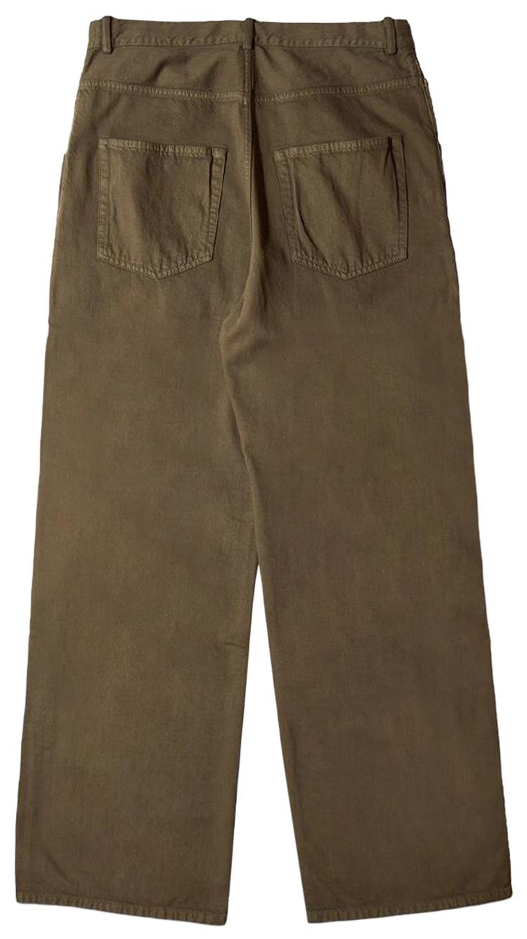 Ann Demeulemeester Olan 5 Pockets High Comfort Trousers Green
