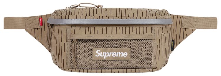 Supreme Waist Bag Tan Raindrop