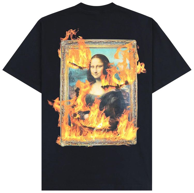 Pleasures Burn Again T Shirt Black