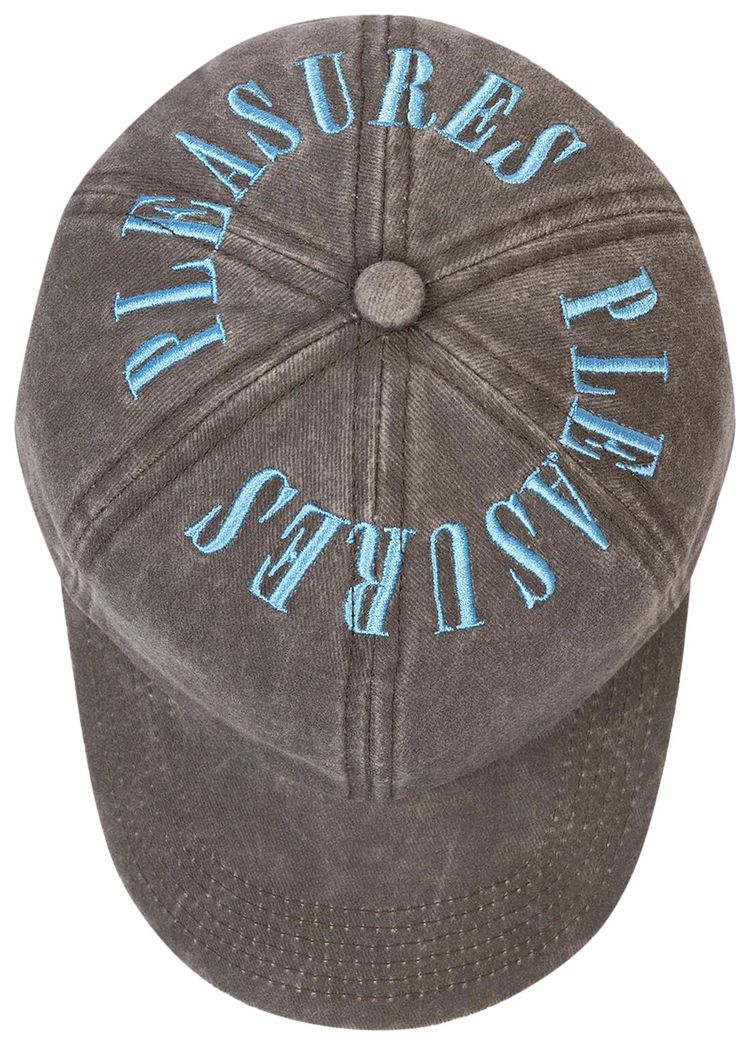 Pleasures Onyx Crown Washed Cap BrownBlue