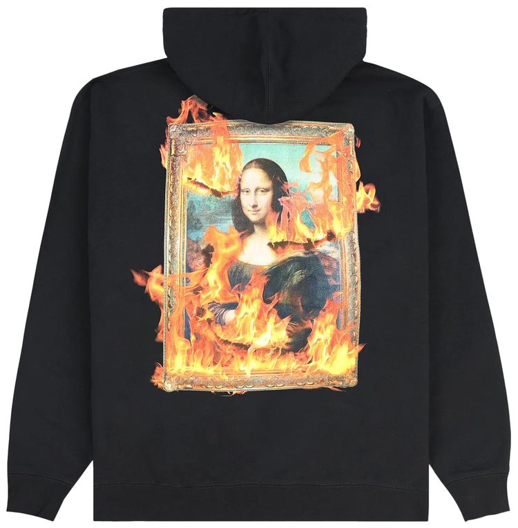 Pleasures Burn Again Hoodie Black