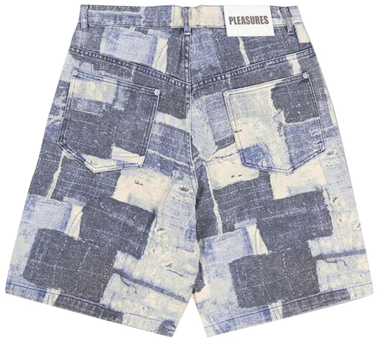 Pleasures Boro Baggy Jorts Indigo
